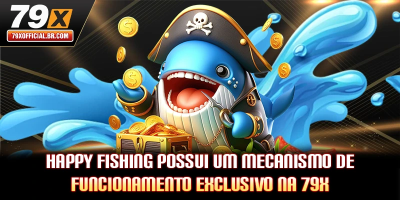 Happy Fishing possui um mecanismo de funcionamento exclusivo na 79X