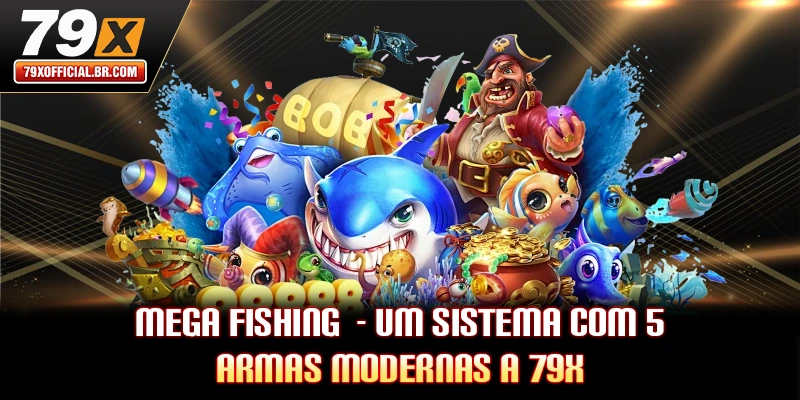 Mega Fishing - Um Sistema Com 5 Armas Modernas A 79x